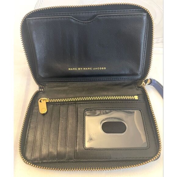 Marc by Marc Jacobs Sophisticato Bow Perf Emi Wallet/Wristlet Periwinkle - Picture 6 of 9